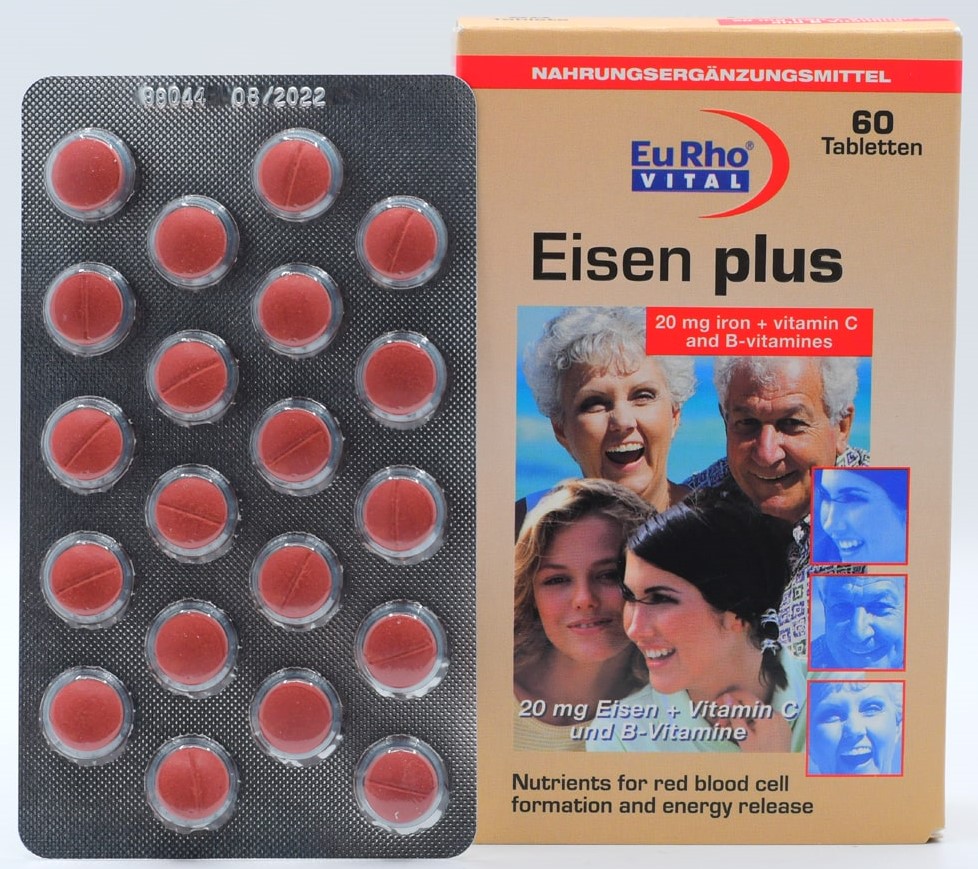 قرص آهن آیزن پلاس یوروویتال ( Eisen plus )