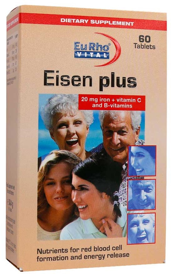 قرص آهن آیزن پلاس یوروویتال ( Eisen plus )